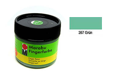 Fingerfarbe 100ml grün